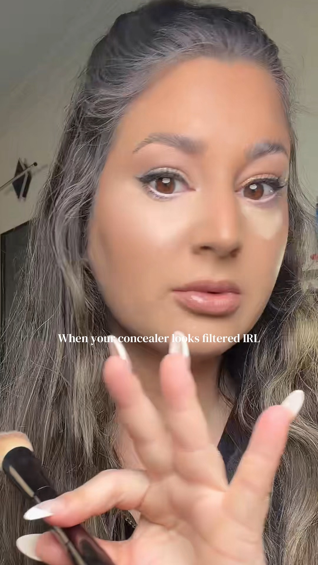For the girls whose concealer creases by noon… this blur is different😍 @TIRTIR Inc. #concealertips #blurringconcealer #beautytok #fyp #makeupreview 

#LTKSpringSale #LTKgrwm #LTKBeauty