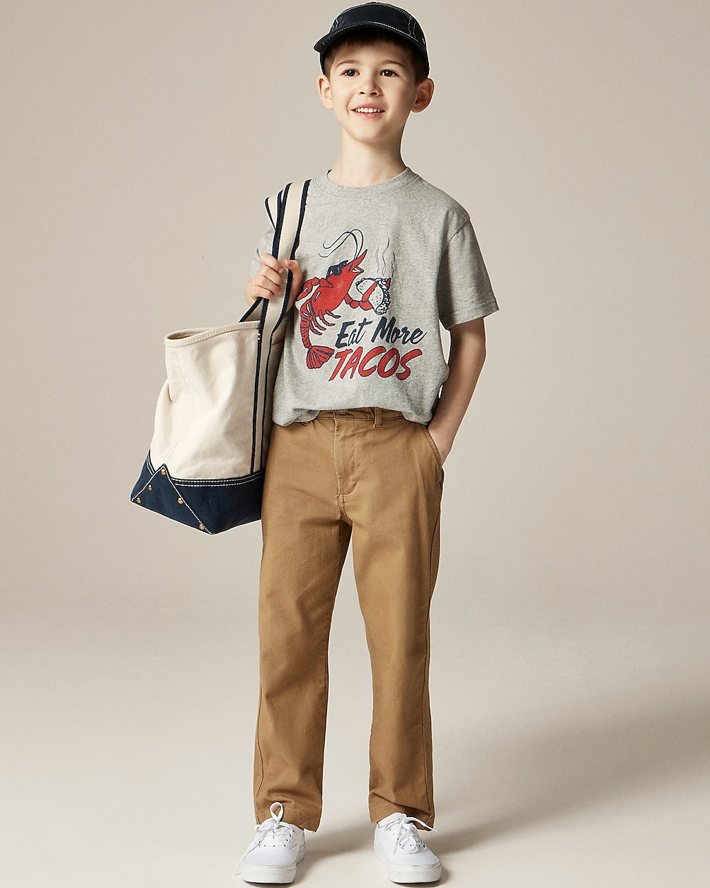 Kids' short-sleeve lobster taco graphic T-shirt | J. Crew US