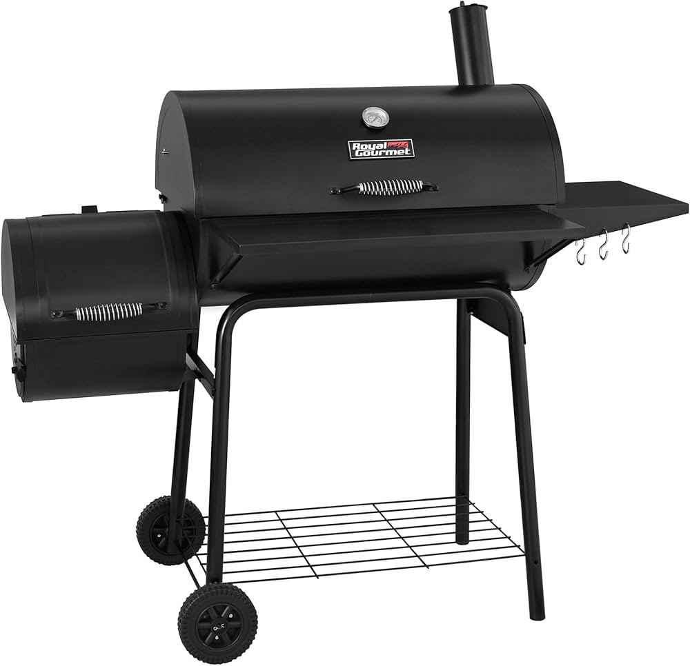 Royal Gourmet CC1830S 30" BBQ Charcoal Grill and Offset Smoker | 811 Square Inch cooking surface,... | Amazon (US)
