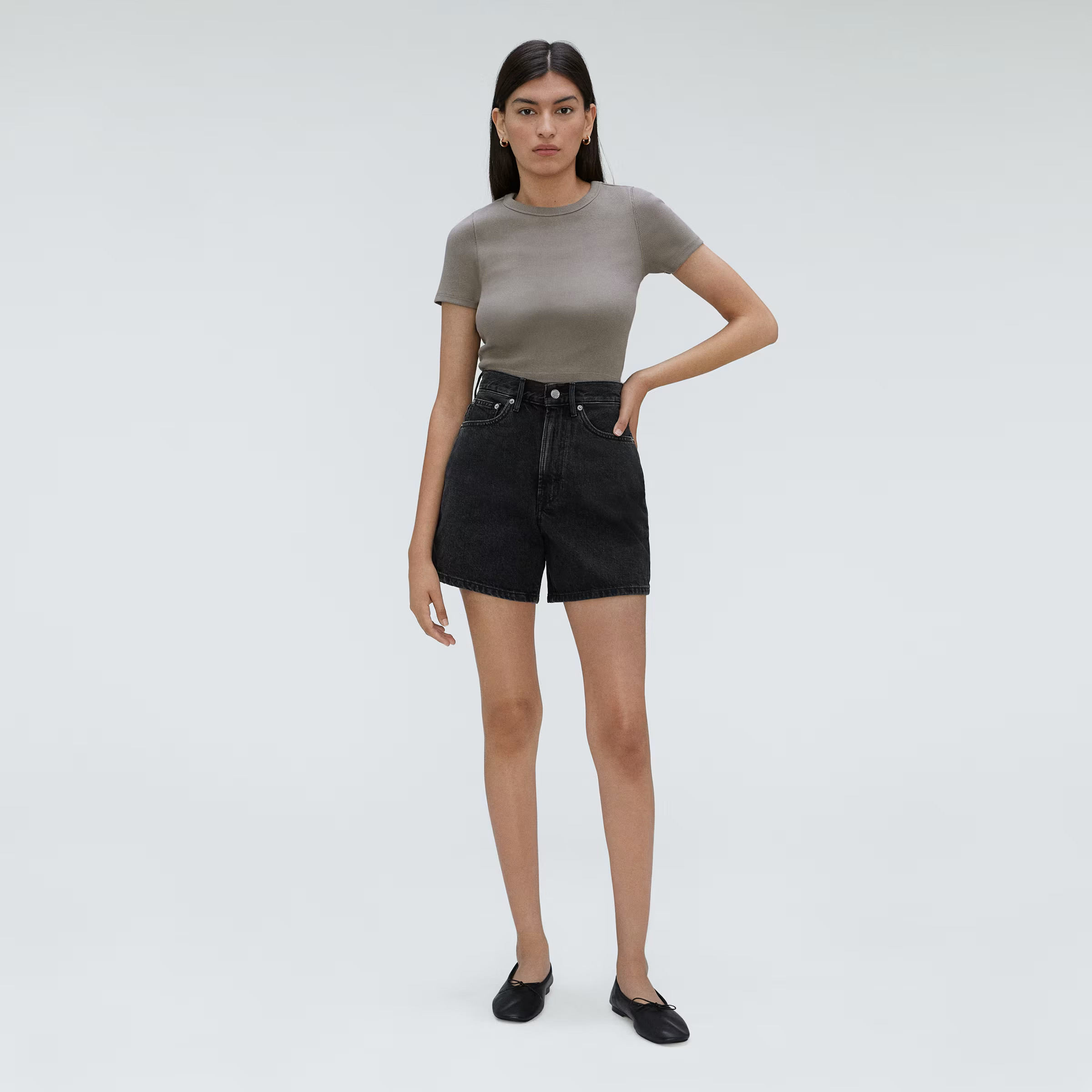 The A-Line Denim Short | Everlane