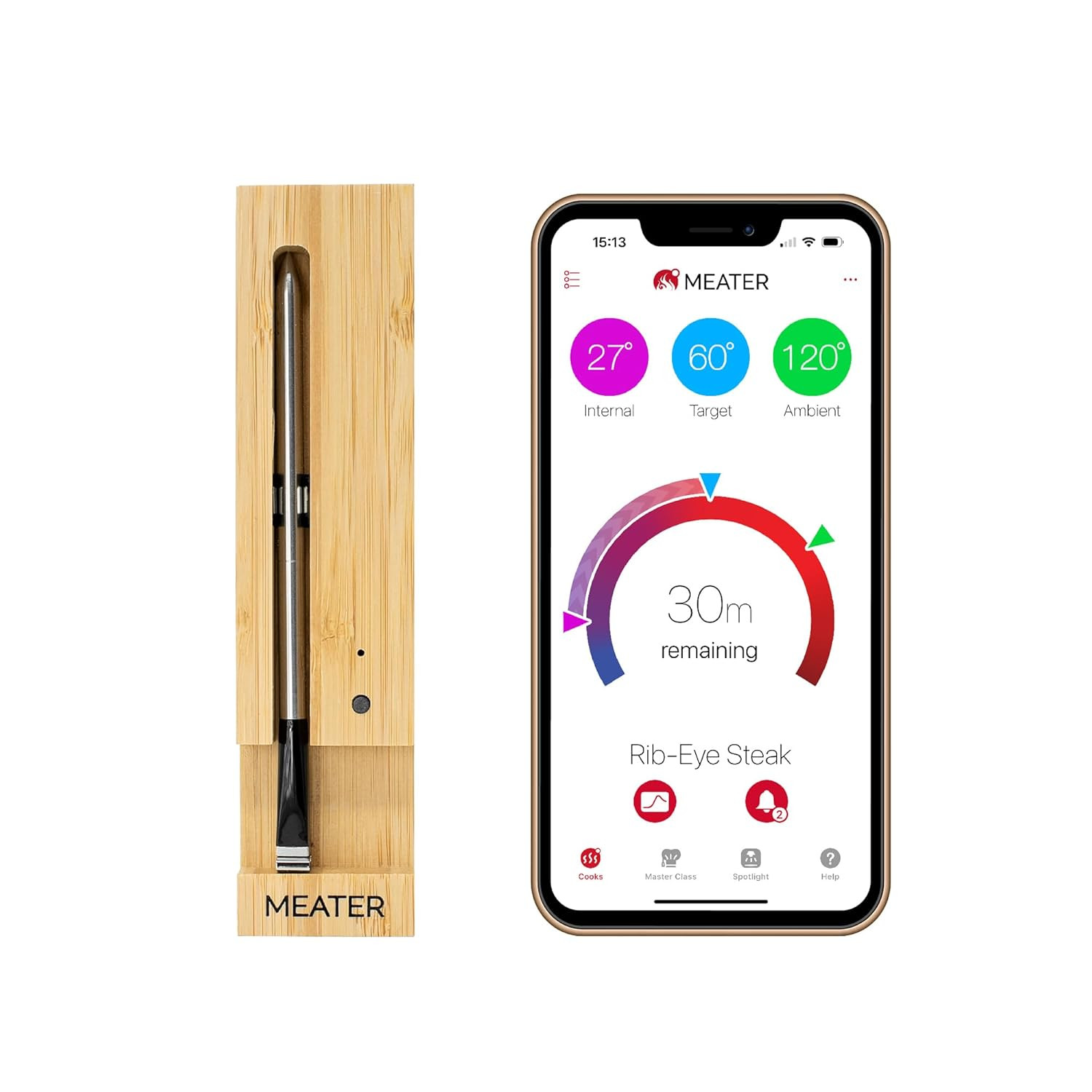 MEATER | The Original True Wireless Smart Meat Thermometer for the Oven Grill Kitchen BBQ Smoker ... | Amazon (US)