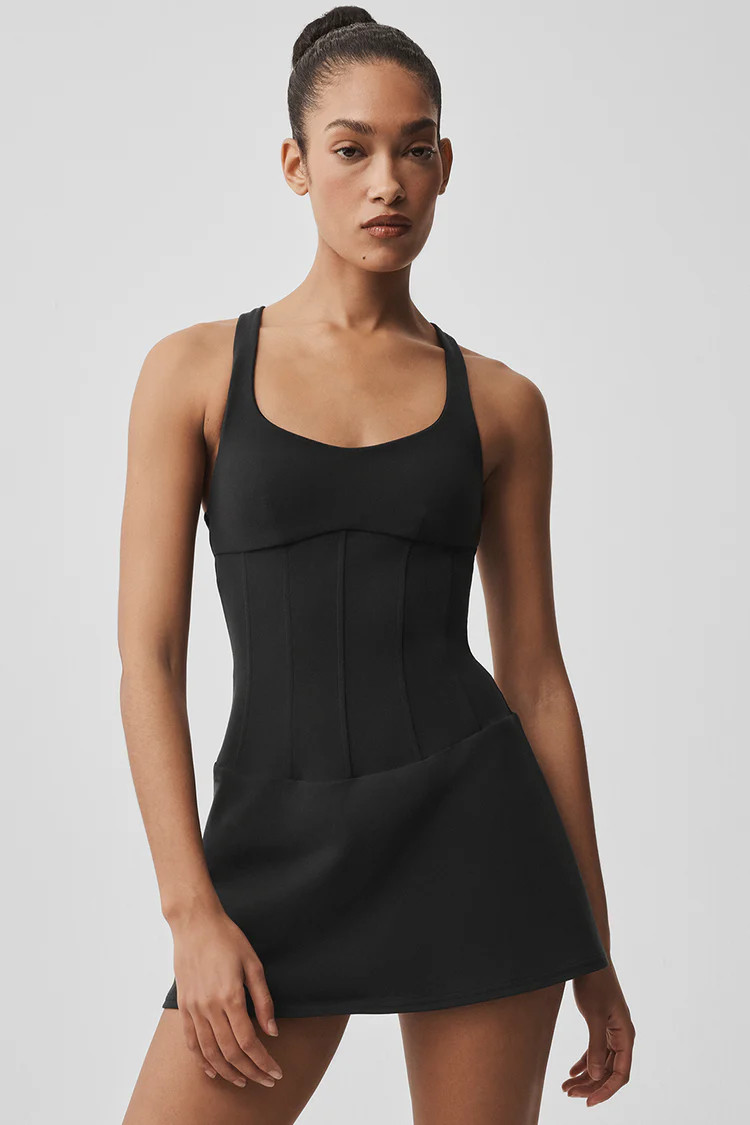 Airbrush Sparks Fly Corset Tennis Dress | Alo Yoga