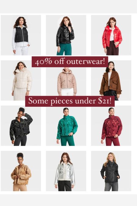 40% off outerwear!! 

#LTKHoliday #LTKfindsunder50 #LTKsalealert