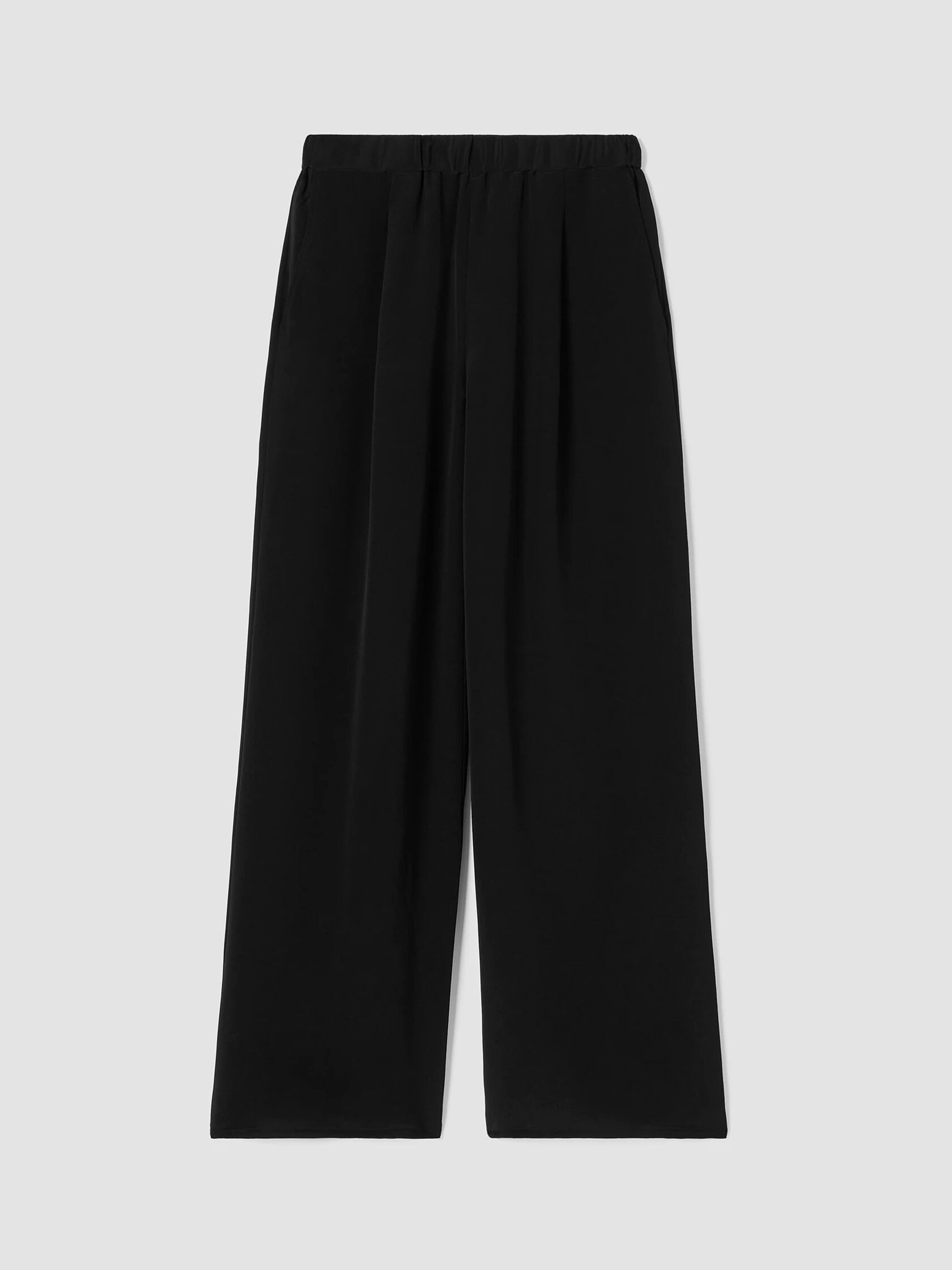 Silk Double Crepe Wide-Leg Pant | Eileen Fisher