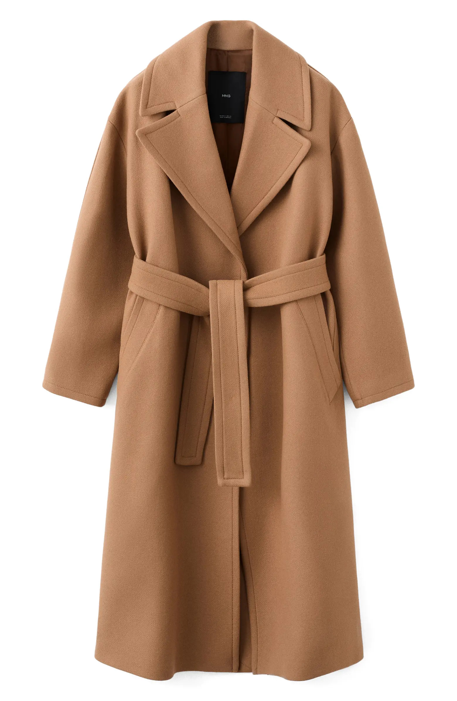 Belted Wool Blend Coat | Nordstrom