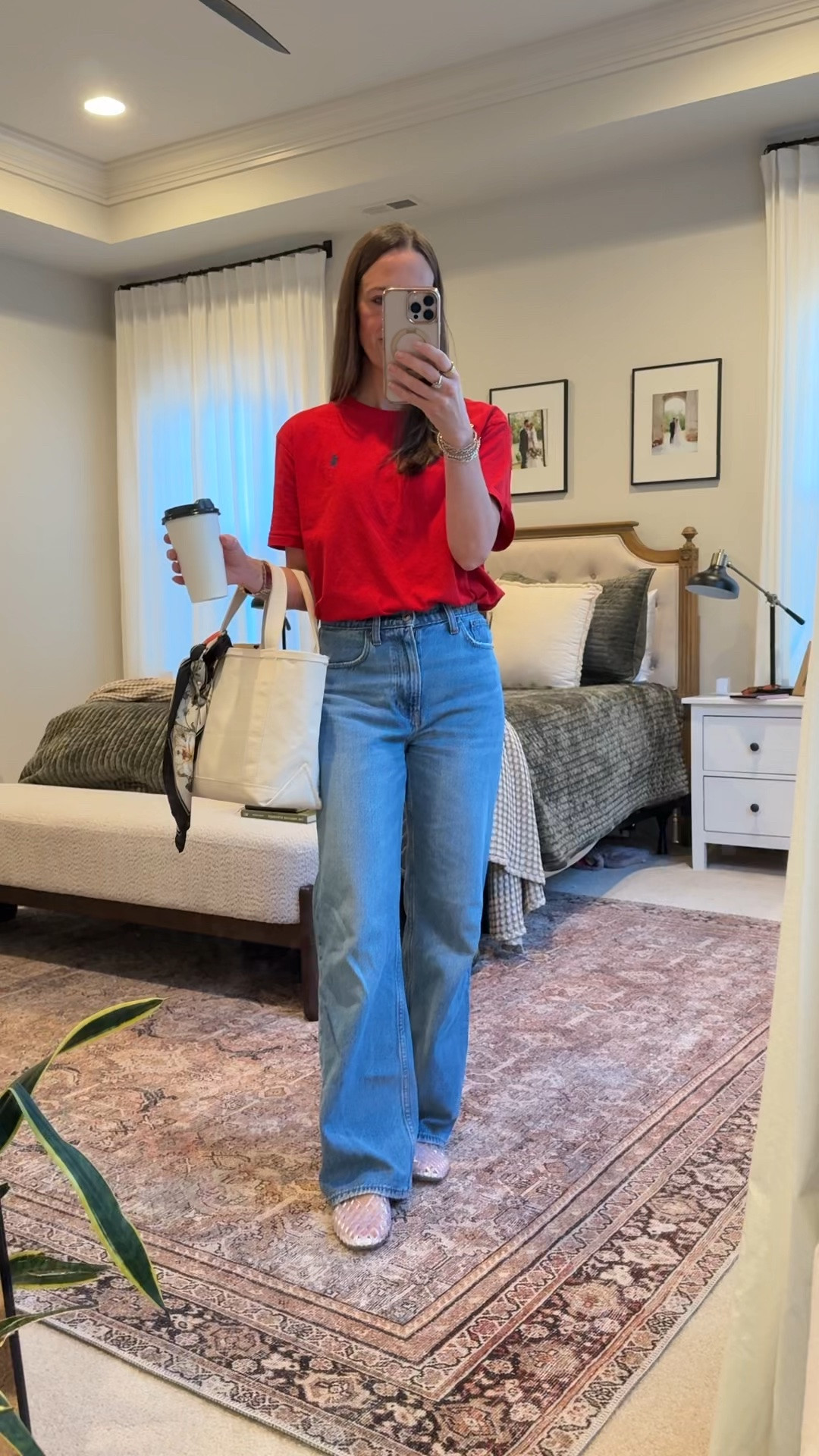 Classic jeans + tee for fall ❤️

Abercrombie wide-leg jeans + a Ralph Lauren men’s tee + the most comfortable jelly flats. Such an easy casual fall outfit, mom outfit, school drop-off look, or everyday weekend outfit.

Sizing: Abercrombie jeans 25R — I’m 5’4” | Ralph Lauren men’s tee S | jelly flats TTS

#LTKFallStyle #LTKMomStyle #LTKDenim #LTKCasualStyle #LTKStyleTip

#LTKgrwm #LTKootd #LTKmomlife