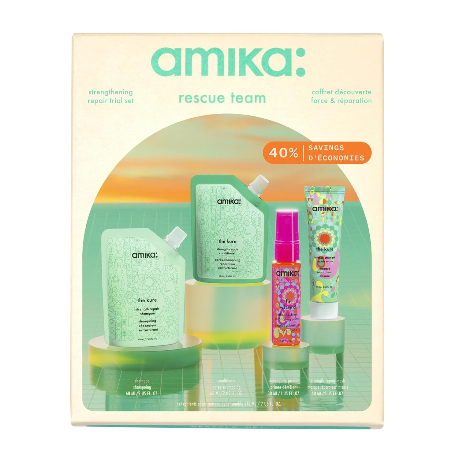 amika rescue team hair routine trial set | Amazon (US)