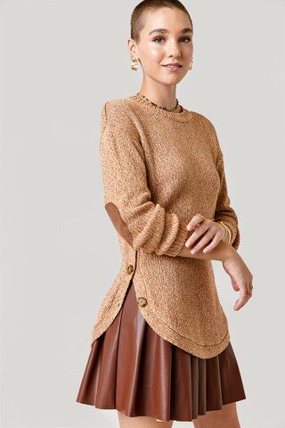 Tate Elbow Patch Sweater  - francesca's | Francesca's