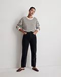 (Re)sponsible Cashmere Relaxed Sweater in Stripe | Madewell