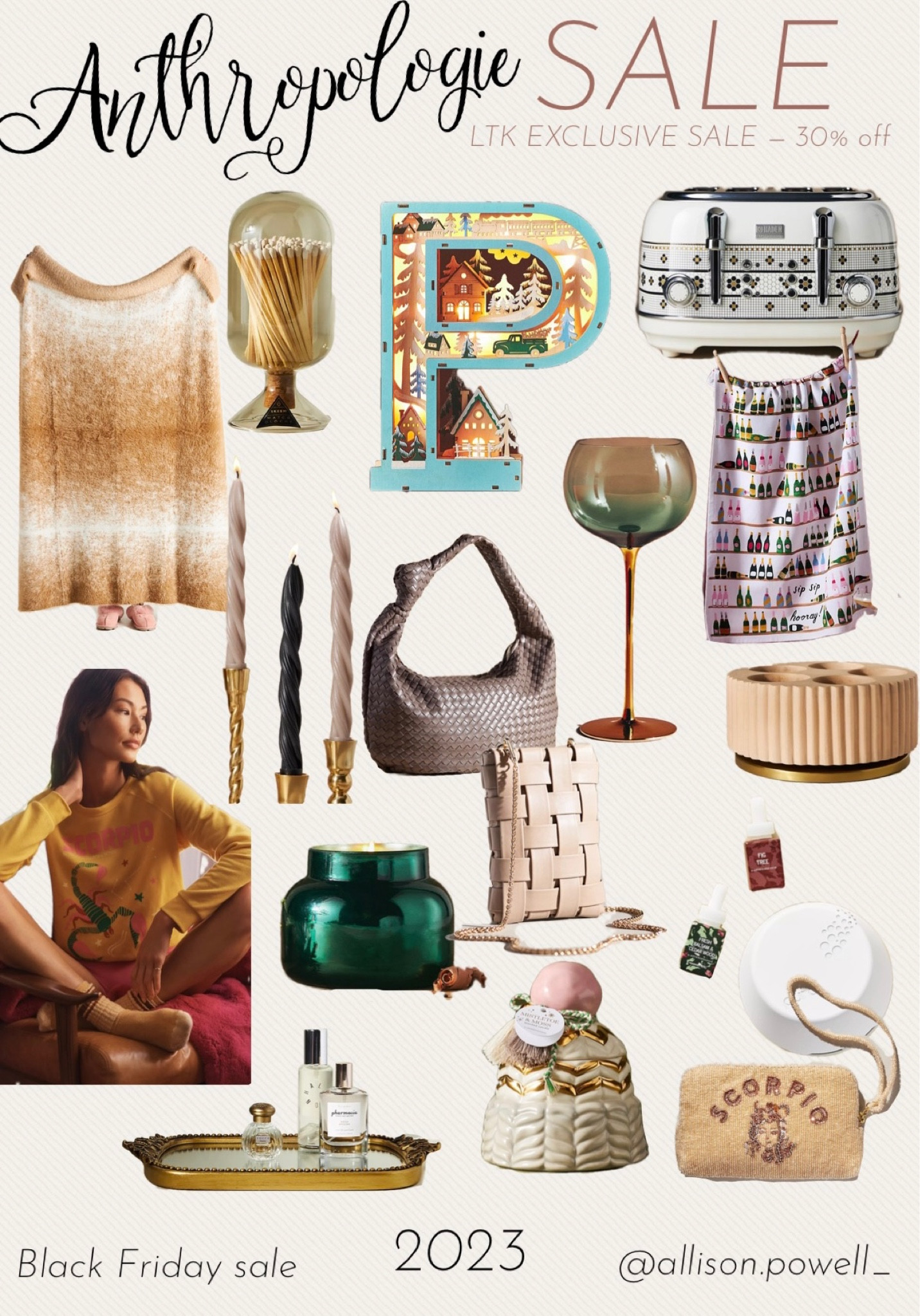 Anthropologie sale!! 30% off with code ANTHROBF 

#LTKfindsunder100 #LTKGiftGuide #LTKsalealert