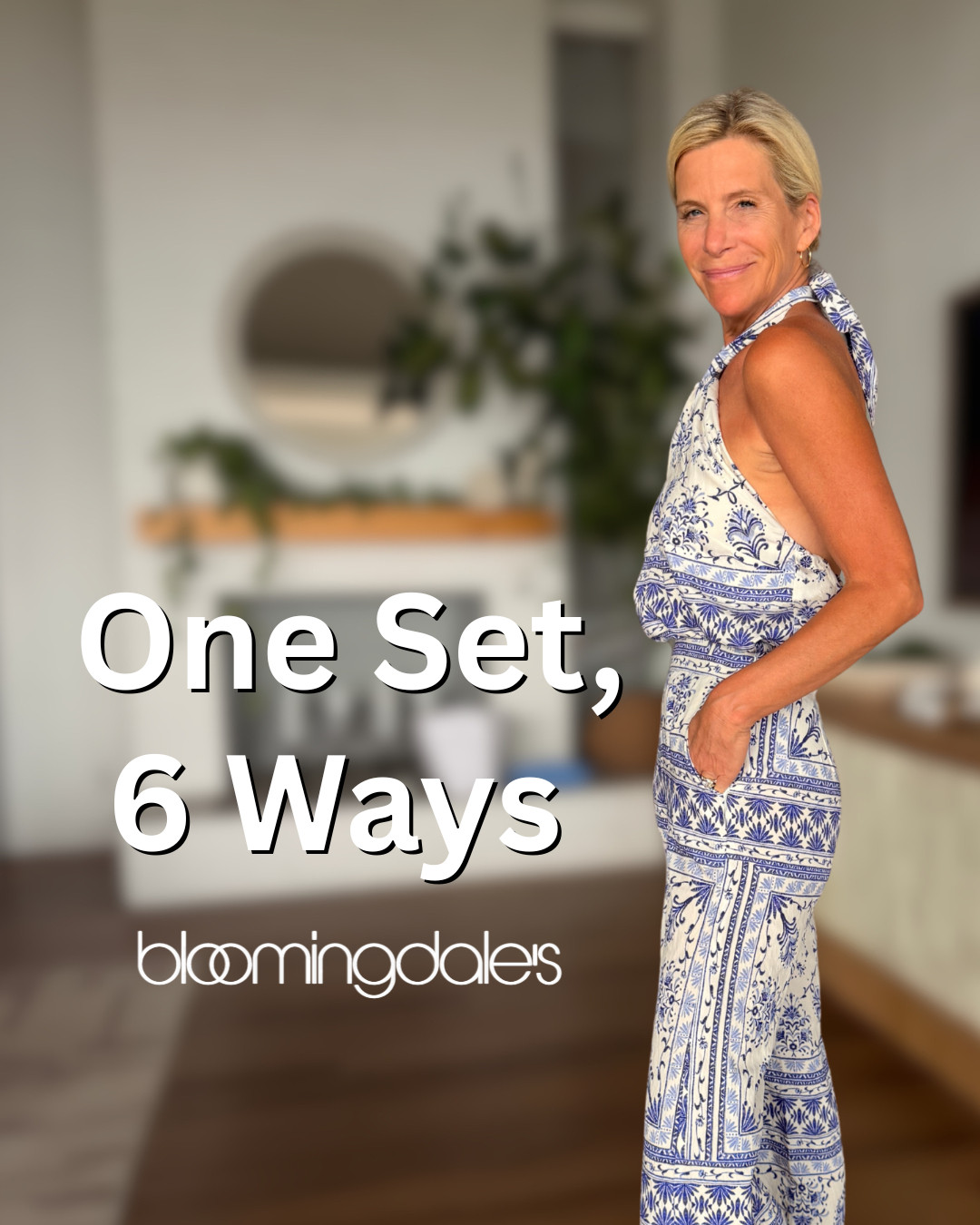 One set, endless possibilities 💙

From casual days to elevated moments, this blue-and-white print does it all, just switch up your layers and accessories to transform the look in seconds. Effortless, versatile, and always put-together.

Which look is your favorite? 

 #LTKootd #LTKOver40 #LTKSaleAlert