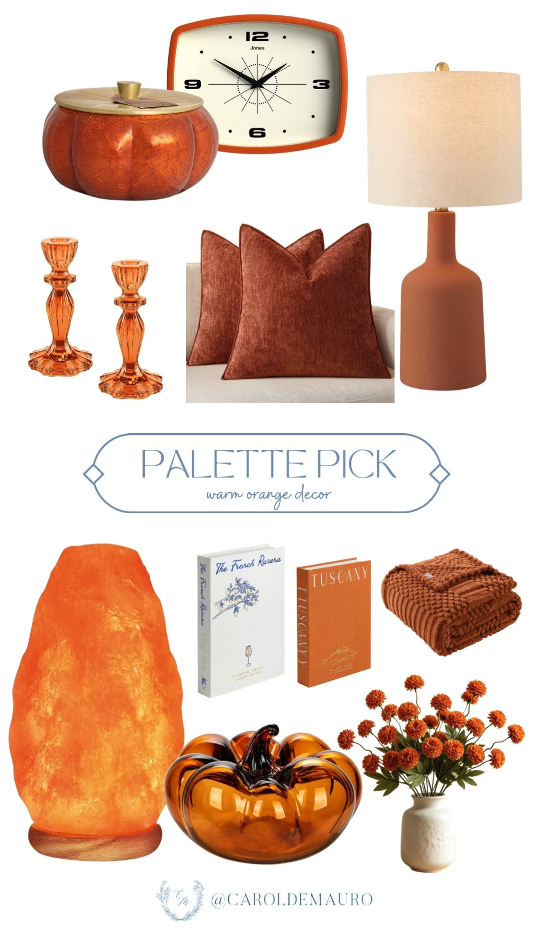 Warm orange tones make every room feel instantly cozier this fall! Candles, pumpkins, and pillows that bring the season indoors.

orange home decor, pumpkin decor, autumn color palette, cozy fall accents, orange throw pillows, seasonal home styling, orange home accent

#LTKHome #LTKSeasonal