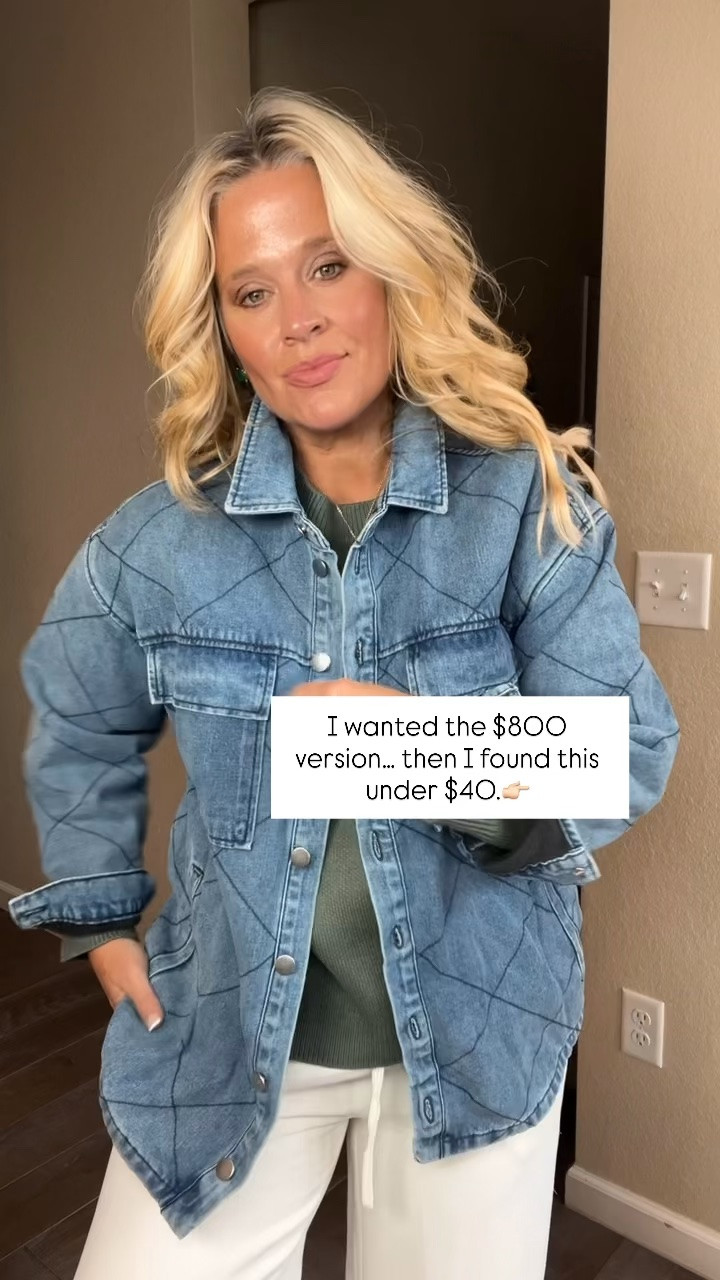 ✨Tap the bell, save and ❤️ start here over 40 fashion, midlife style, midsize fashion and luxury looks for less.  

⬇️Sizing information:
Large (size down if in between sizes.) 

I wanted the $800 version… then I found this under $40.

👑 Helping you look good, feel good.-Lindsey Denver   Check back daily for belly-friendly style, confidence, and Outfit Physics™.

#LTKOver40 #LTKMidsize #LTKPlusSize