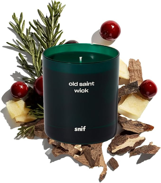 Old Saint Wick Scented Holiday Candle by Snif, Woody, Aromatic, Fir Scent, 50+ Hours, 100% Cotton... | Amazon (US)