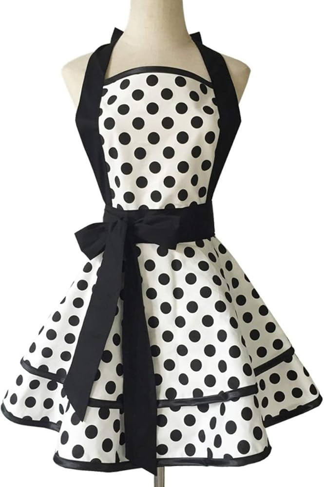 Hyzrz Lovely Handmade Cotton Retro Aprons for Women Girls Cake Kitchen Cook Apron for Mother's Gi... | Amazon (US)