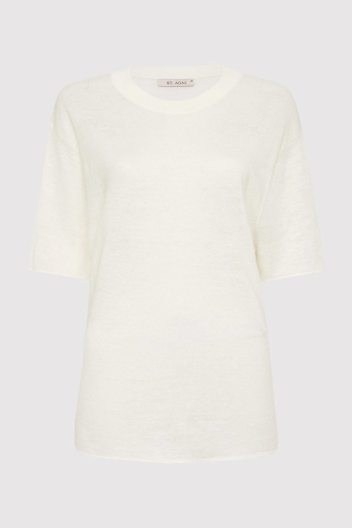 Copain Knit Tee - Off White | St. Agni