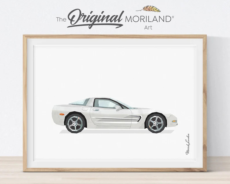 Car Printable Classic Sports Car Car Wall Art Car Decor | Etsy | Etsy (US)