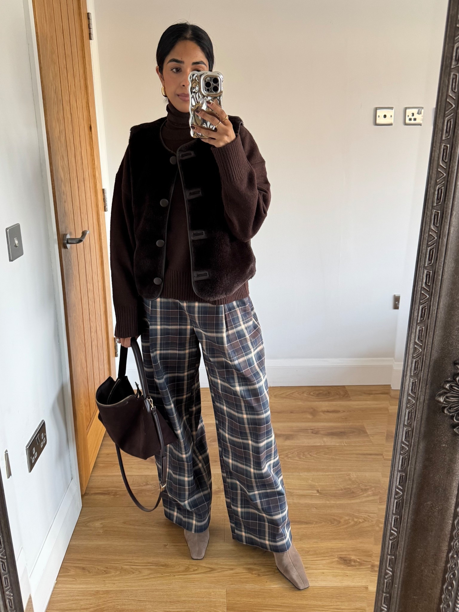 How im styling and layering my check trousers 

#LTKuk #LTKmodest #LTKwinter