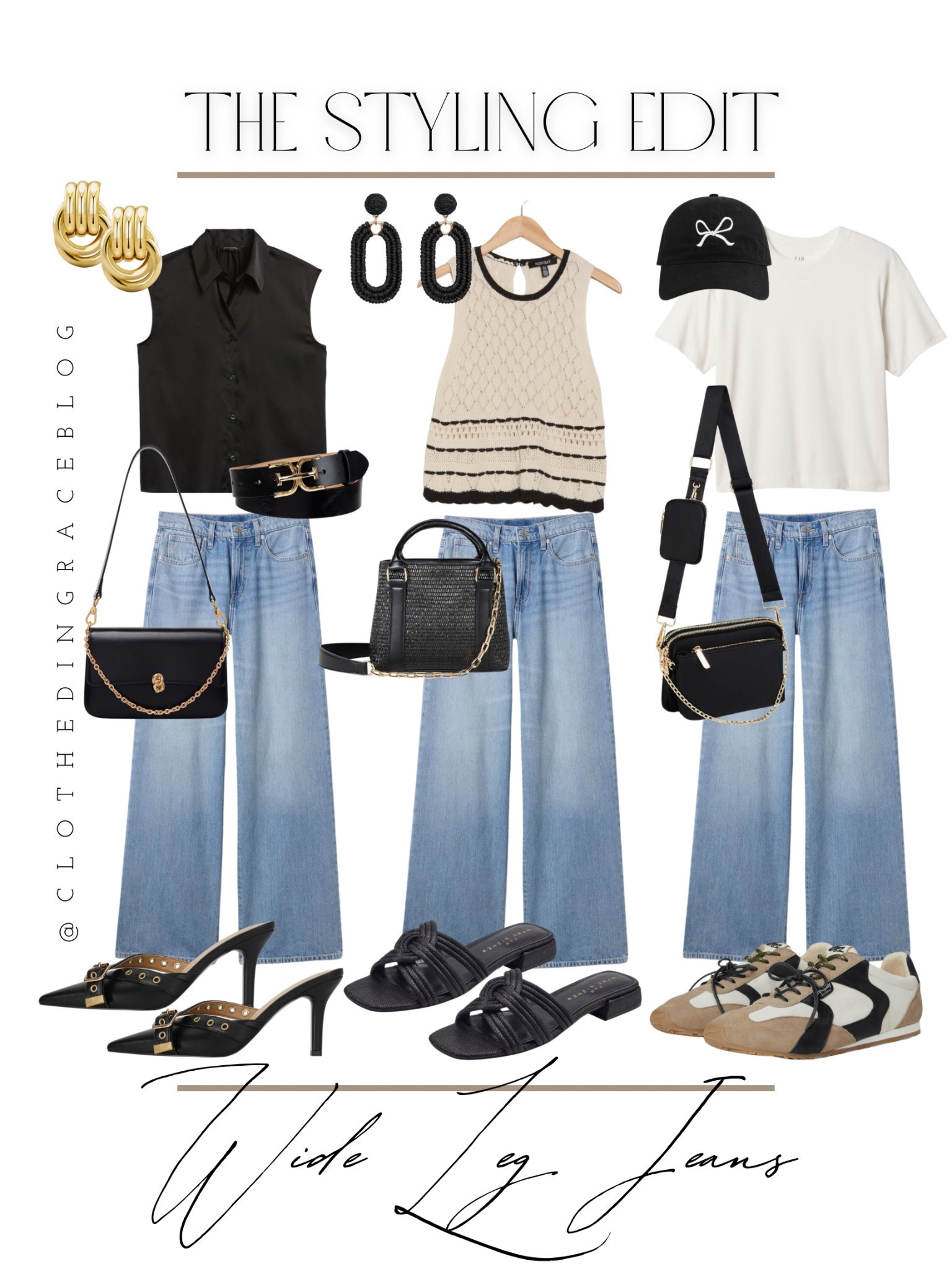 Wide leg crop jeans styled three ways 


#LTKFindsUnder50 #LTKStyleTip #LTKSaleAlert
