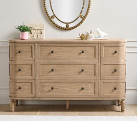 Aubrey 9-Drawer Dresser (56w x 19d") | Pottery Barn Kids