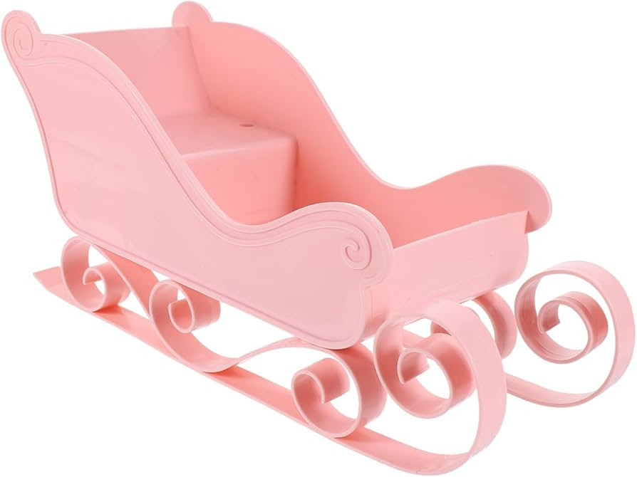 Christmas Sled Car Decoration, Miniature Plastic Sleigh Model Ornament for Christmas Xmas Party L... | Amazon (US)