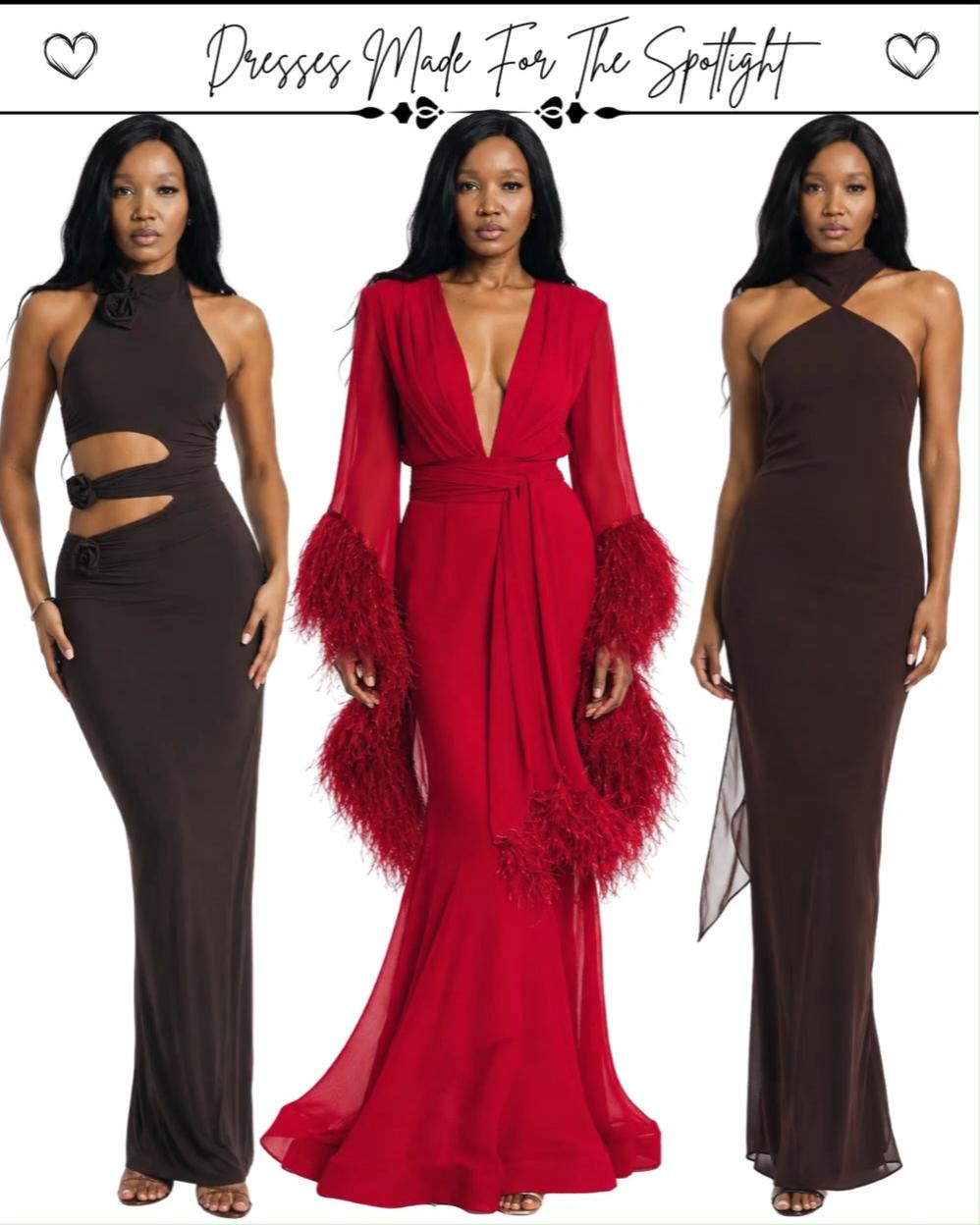Dresses that make an entrance✨ From dramatic gowns to elegant silhouettes, these are the kind of pieces that instantly make a look feel unforgettable. Perfect for those special occasions when you want to turn heads without even trying.

#StatementDresses #EveningGowns #ElegantDresses #SpecialOccasionDresses #LuxuryFashion 

 #LTKMidsize #LTKPetite #LTKPlusSize