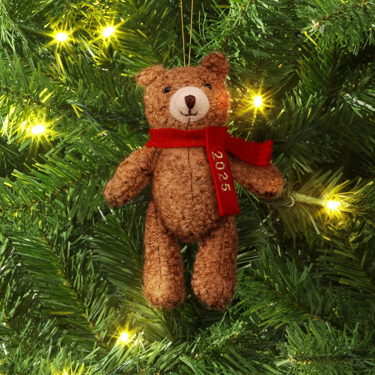 Christmas Fabric Bear Ornament - Wondershop™ | Target