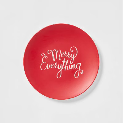 7" Melamine Merry Everything Layering Plate - Threshold™ | Target