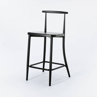 Northwood Metal Cafe Counter Height Barstool Black - Threshold™ designed with Studio McGee | Target