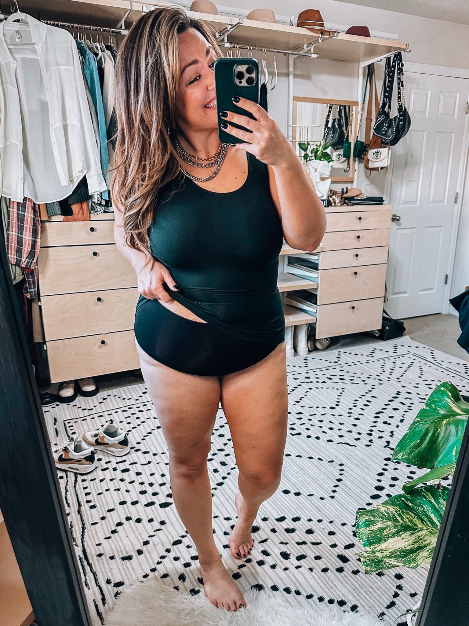 Spanx smoothing underwear and smoothing tank! Two of my new fave undergarments
Wearing an xl in both as a size 14 / 38dd chest. Code: TARYNTRULYXSPANX saves you money! 

#LTKSeasonal #LTKstyletip #LTKcurves