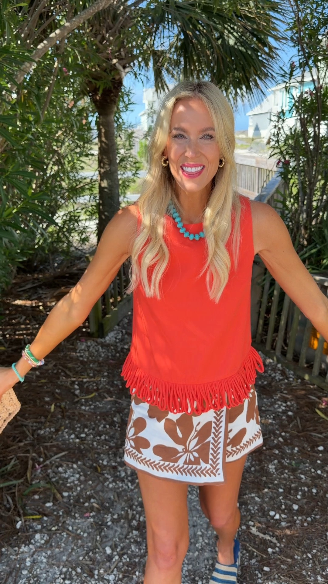 The @Avara cabana collection just launched, and I’m obsessed! This fringe tank top is amazing paired with this wrap skort. The perfect vacation outfit! Use my code AMYANN15 for a discount! Perfect vacation outfit or fun summer outfit

#LTKTravel