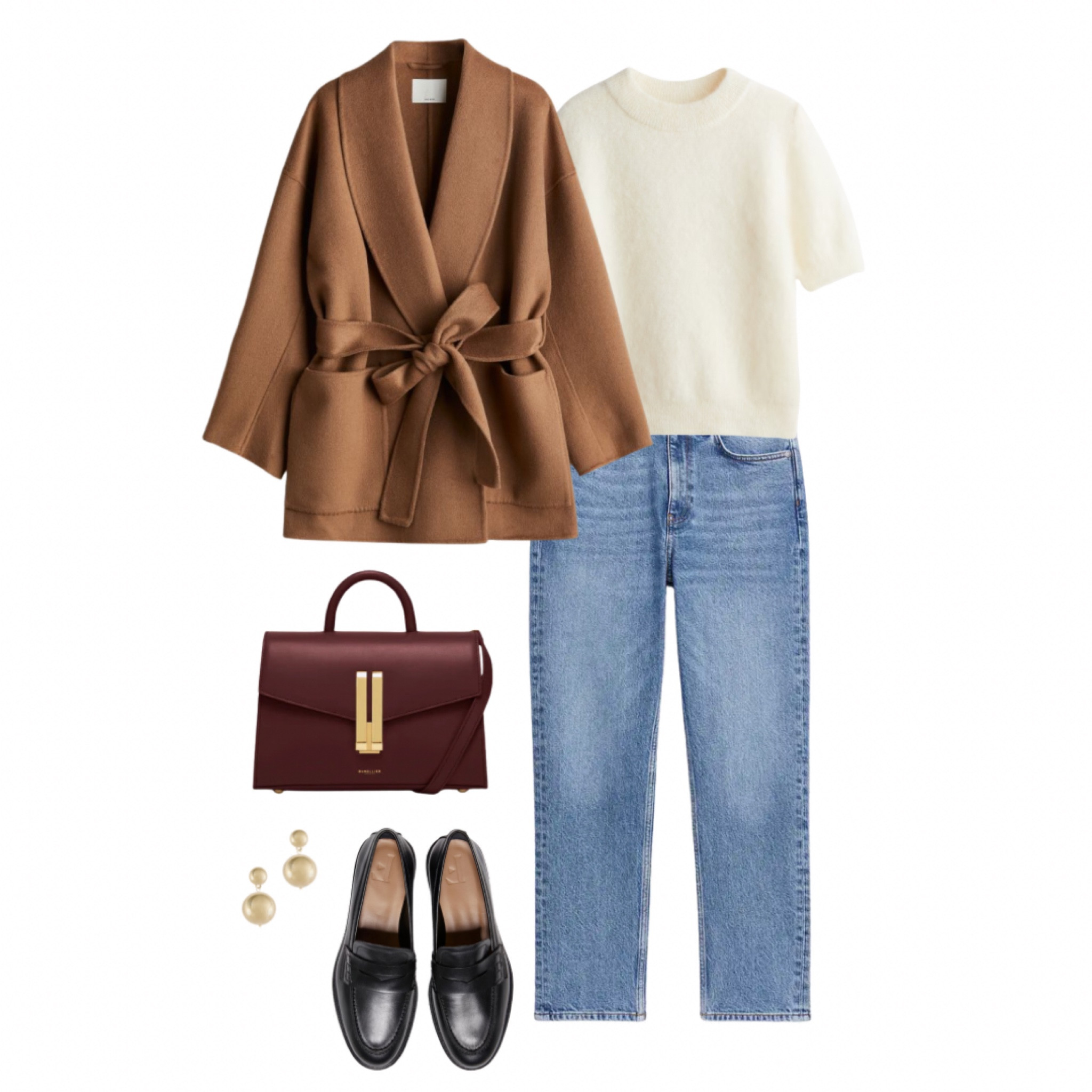 Wool jacket, cream top, burgundy bag, fall style, autumn outfit 

#LTKSeasonal #LTKMidsize #LTKStyleTip