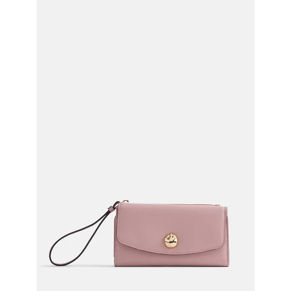 Scenario Women's Bulk Clutch Wallet, Mystic Rose | Walmart (US)