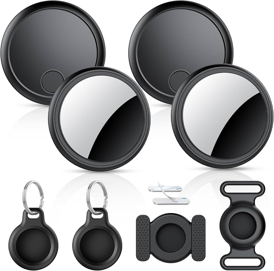 Air Tracker Tags-4 Pack, 2026 New [Apple MFi Certified], Bluetooth Tracker Work with Apple Find M... | Amazon (US)