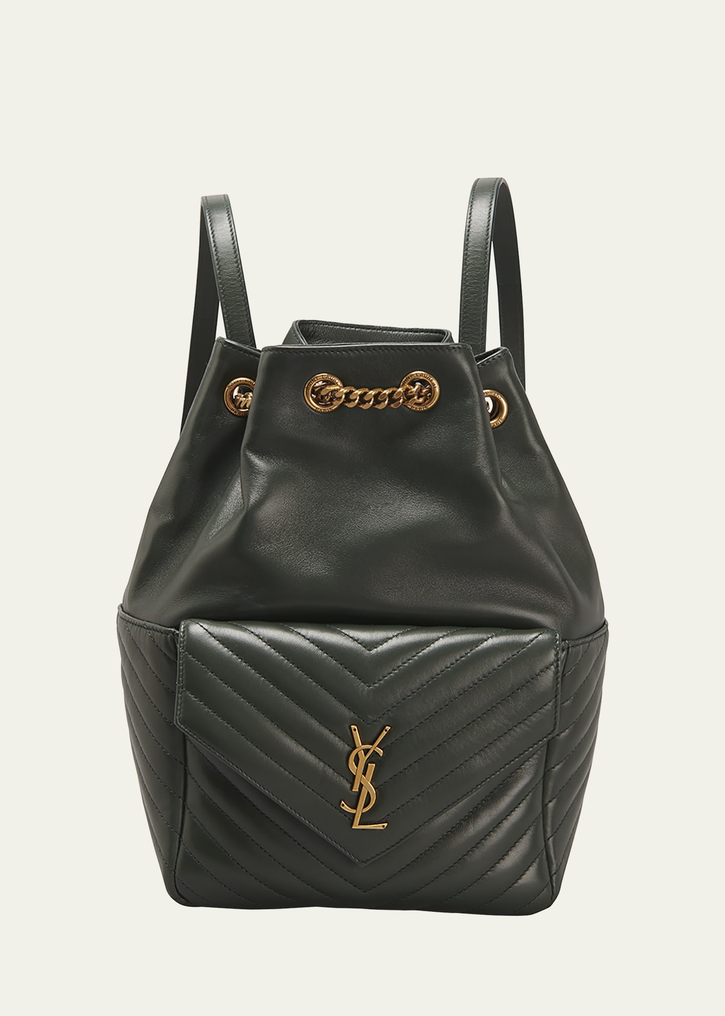 Saint Laurent Joe Quilted Lambskin YSL Backpack Bag | Bergdorf Goodman