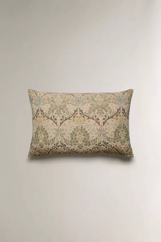 MORRIS & CO. FLORAL CUSHION COVER | Zara UK