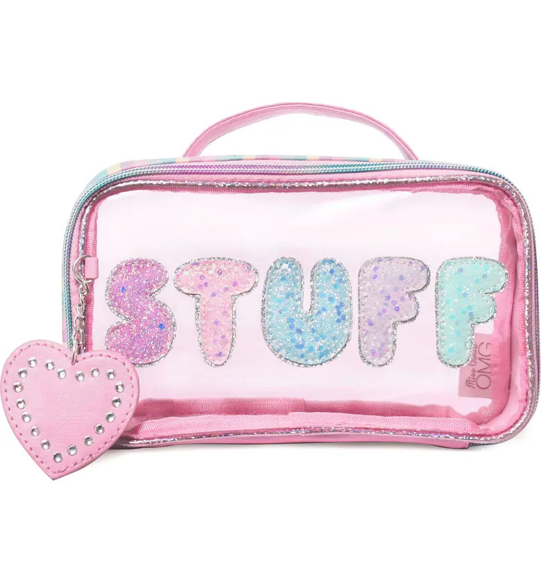 OMG Accessories Kids' Stuff Clear Zip Pouch | Nordstromrack | Nordstrom Rack