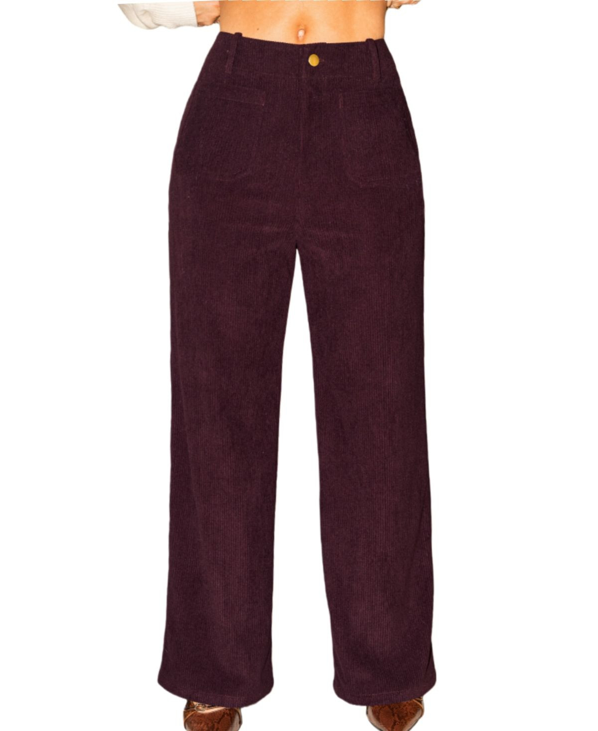 Cupshe Women's Merlot Burgundy Pants - Brown | Macy's