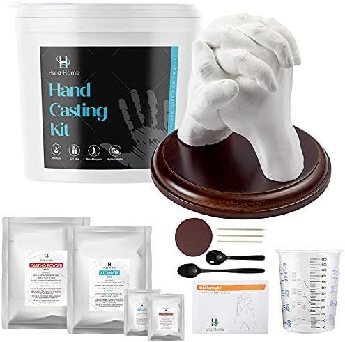 Hand Casting Kit for Couples or Family | Mounting Plaque Included | DIY Plaster Hand Mold Keepsak... | Amazon (US)