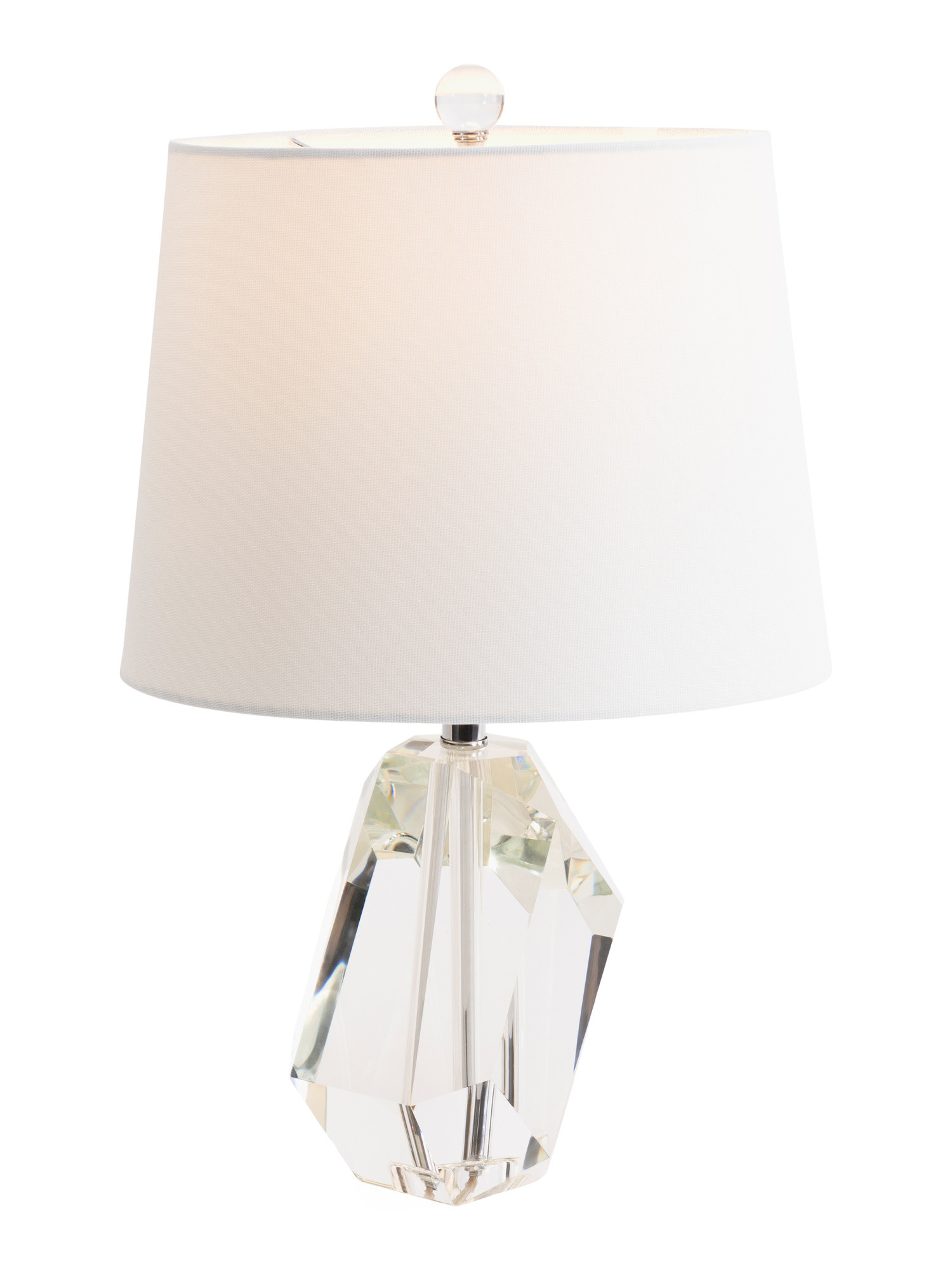 19in Faced Crystal Table Lamp | Marshalls