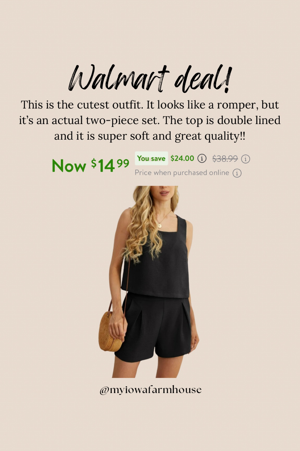 This is the cutest little two-piece outfit. It looks like a romper, but it’s two separate pieces. The top is double lined and it’s super soft and great quality! It’s on sale for only $15!

#LTKSaleAlert #LTKFindsUnder50 #LTKStyleTip