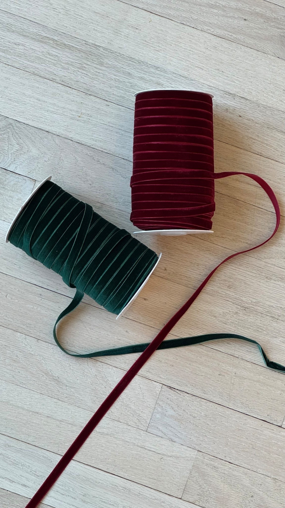 The prettiest velvet ribbon! I love this for gift wrapping, tying around a host gift, or even using for bows on a tree! 

#LTKHoliday #LTKHome #LTKSeasonal