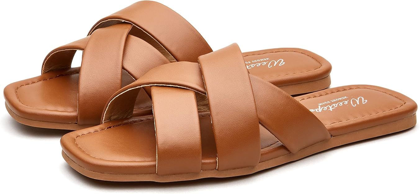 Weestep Women Flat Soft Slide Sandal | Amazon (US)