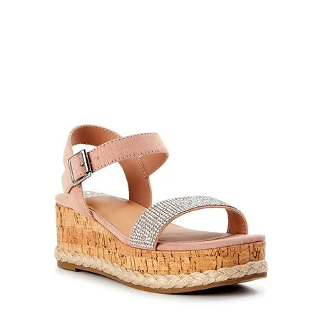 Madden NYC Girls Wedge Sandals Sizes 12-6 | Walmart (US)