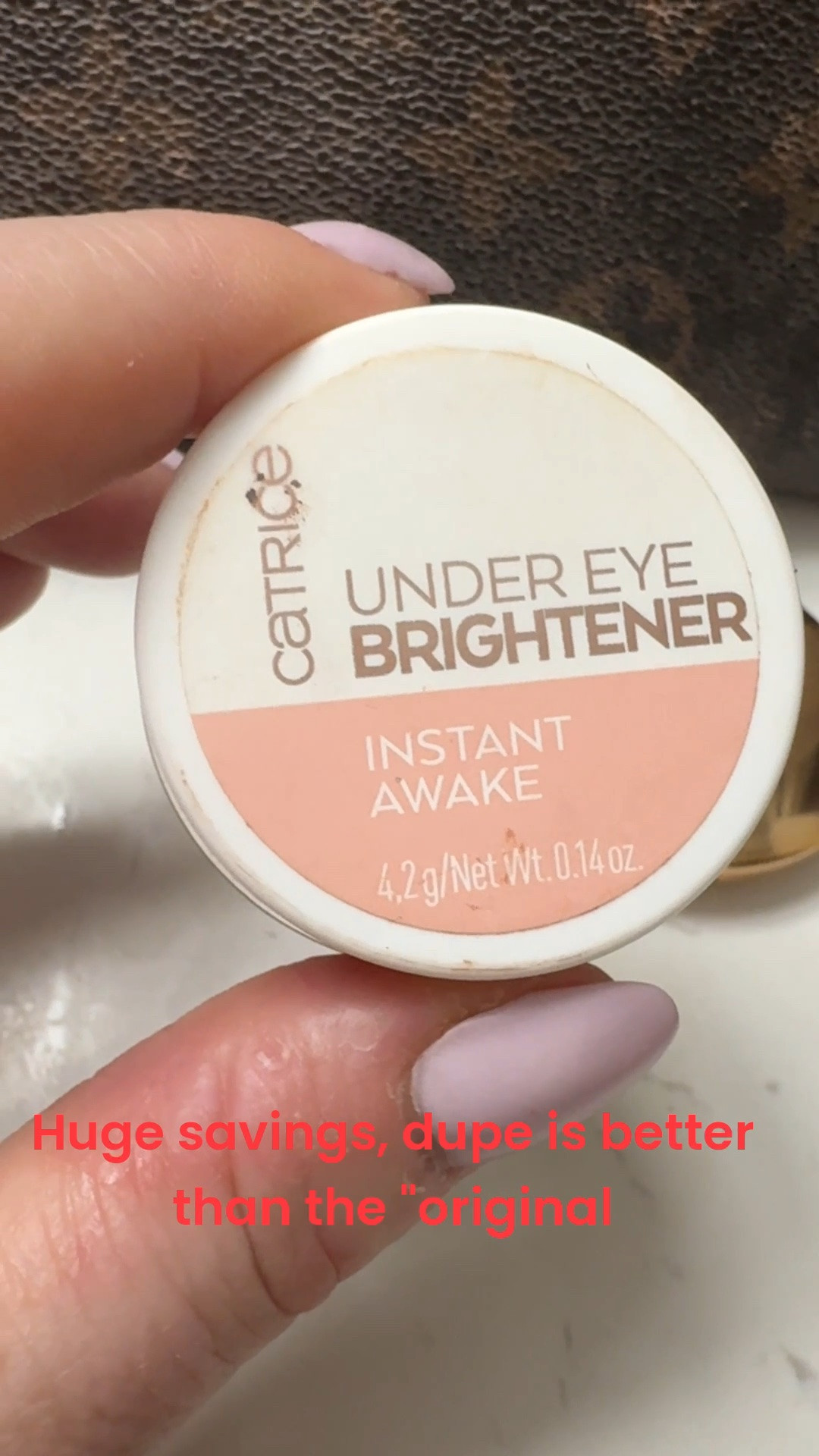 One of my "ride or die" products has been usurped by a $6.00 dupe.
If you have under eye circles like I do, this post is for you.
I need to use an under eye corrector under my foundation.
I have loved Charlotte Tilbury's one for years.
I was recently turned on to this one by Catrice. I'm surprised, but the $6.00 is BETTER than the w!!

#LTKgrwm #LTKmorningroutine #LTKBeauty