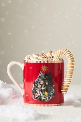 Caroline Holiday Creature Comforts Mug | Anthropologie (US)