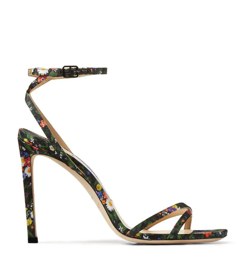 Jimmy Choo Metz 100 Floral Sandals | Harrods