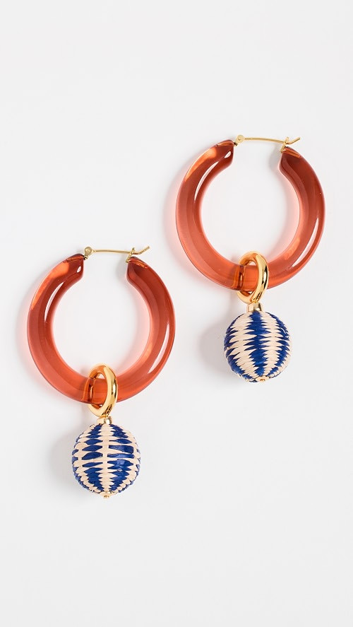 Spritz Hoops In Marina | Shopbop