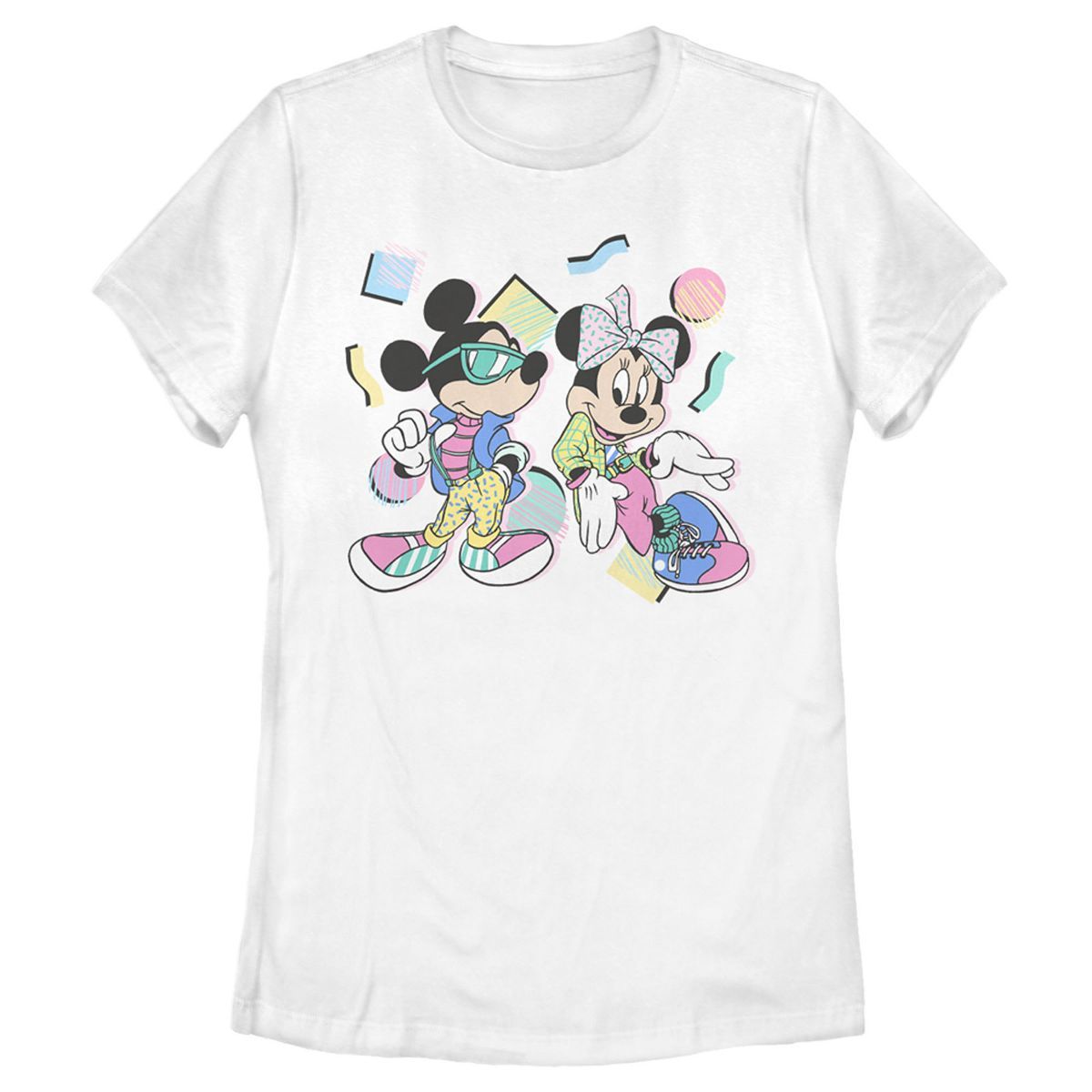 Women's Mickey & Friends Retro Minnie and Mickey Mouse T-Shirt | Target
