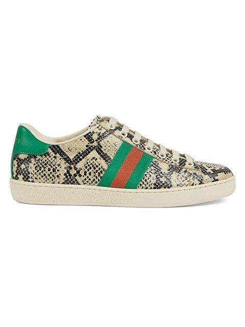 New Ace Python-Print Sneakers | Saks Fifth Avenue
